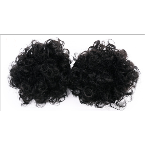 2 pieces in one japanese fiber littile girl kid ponytail hair extension, childrens popular high ponytail wig extension